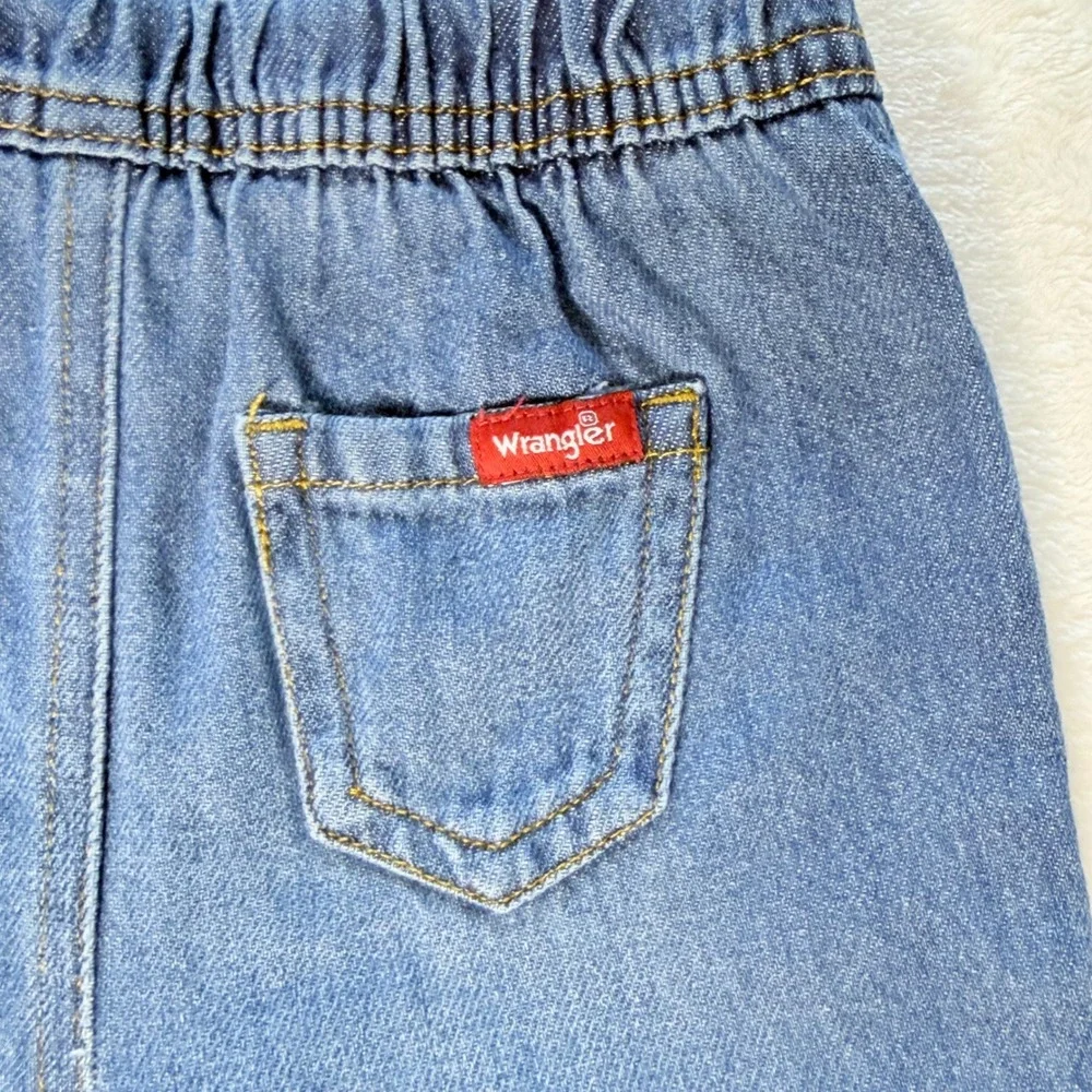 Wrangler Baby Boy 12M Plaid Bodysuit and Jeans 2 Piece Set Blue Green W23F554IHA